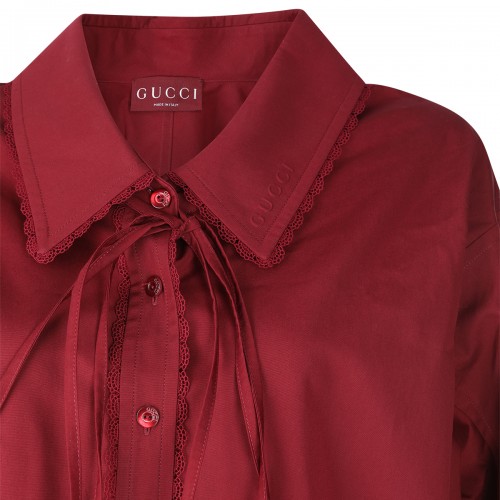 RED COTTON SHIRT