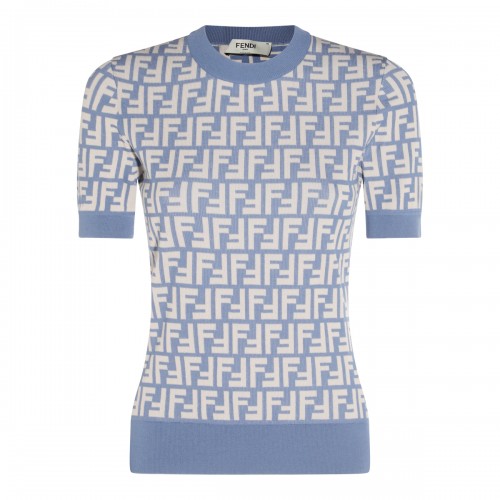 BLUE COTTON KNITWEAR