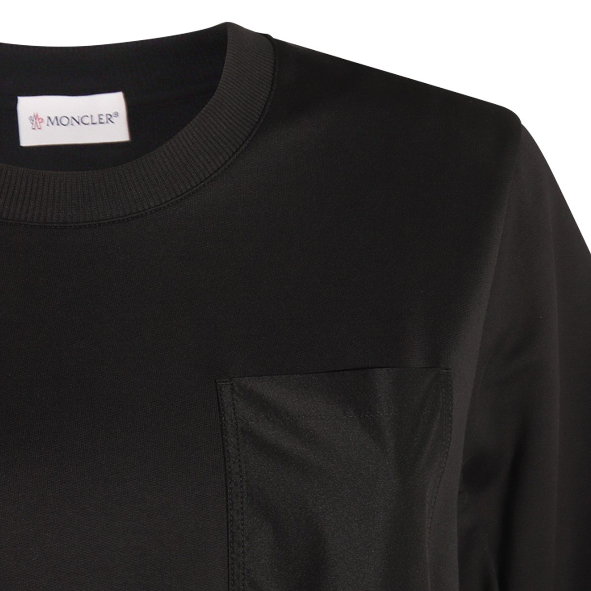 BLACK COTTON MINI DRESS