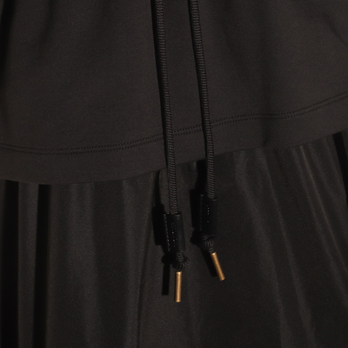 BLACK COTTON MINI DRESS