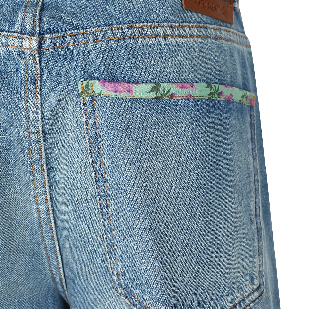 BLUE COTTON DENIM JEANS