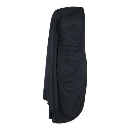 BLACK MIDI DRESS