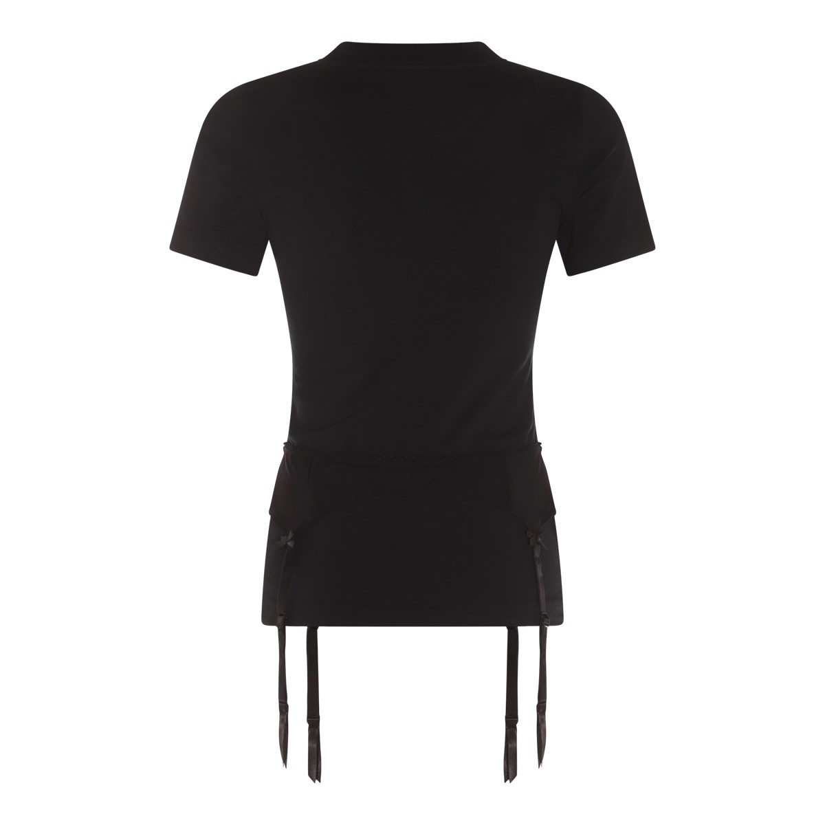 BLACK COTTON T-SHIRT