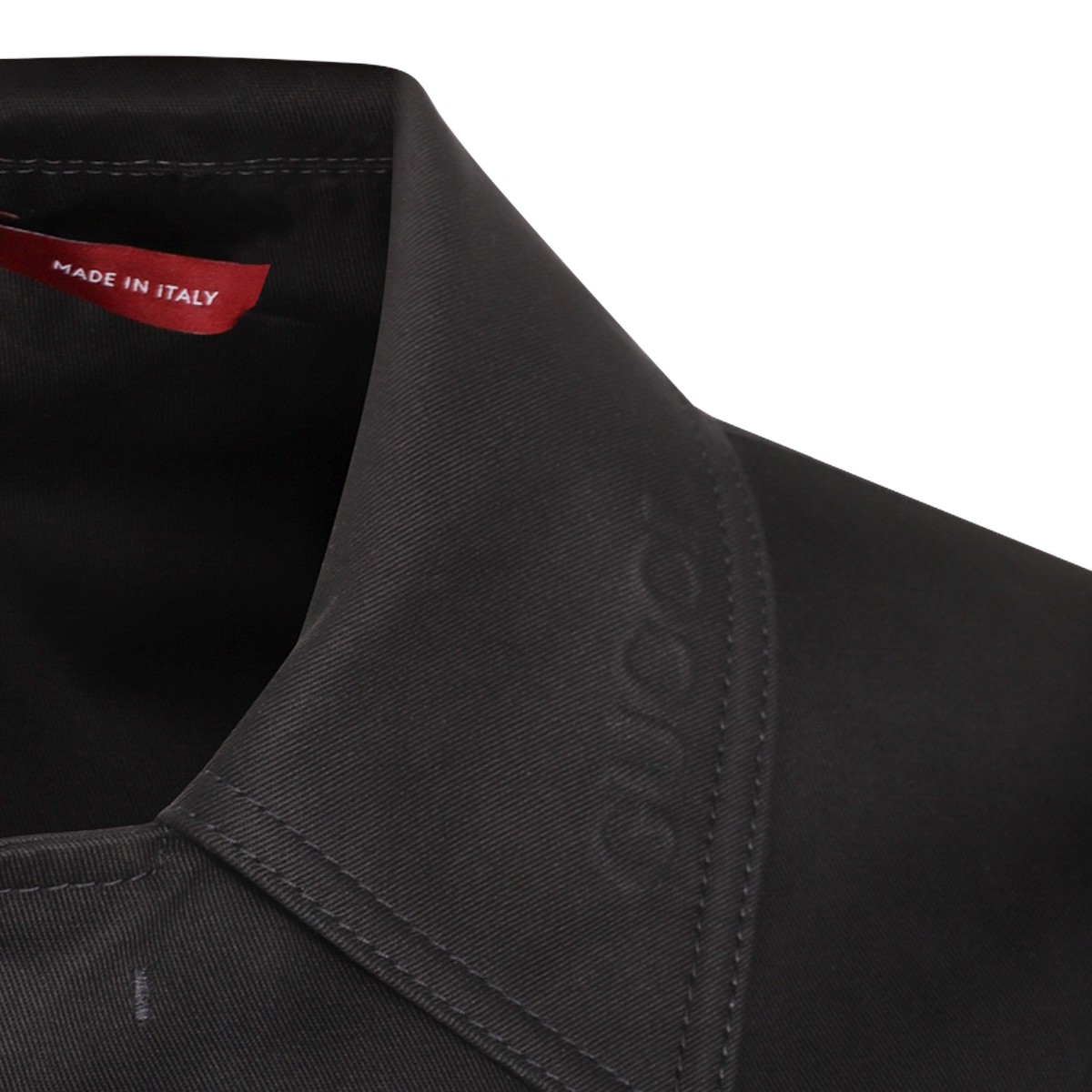 DARK BLUE COTTON CASUAL JACKET