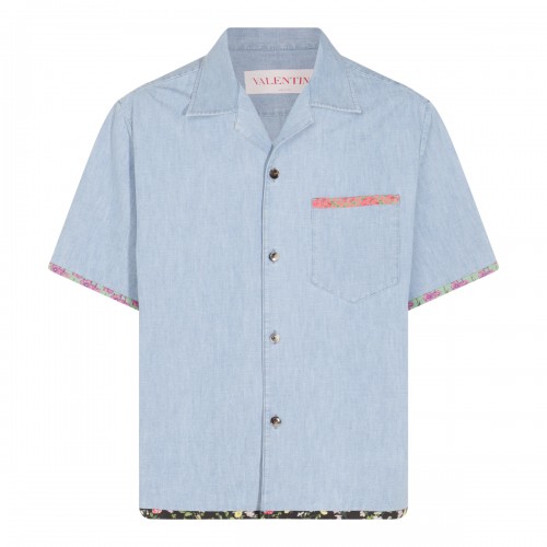 LIGHT BLUE COTTON SHIRT
