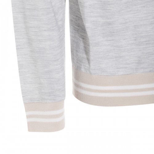 GREY COTTON KNITWEAR