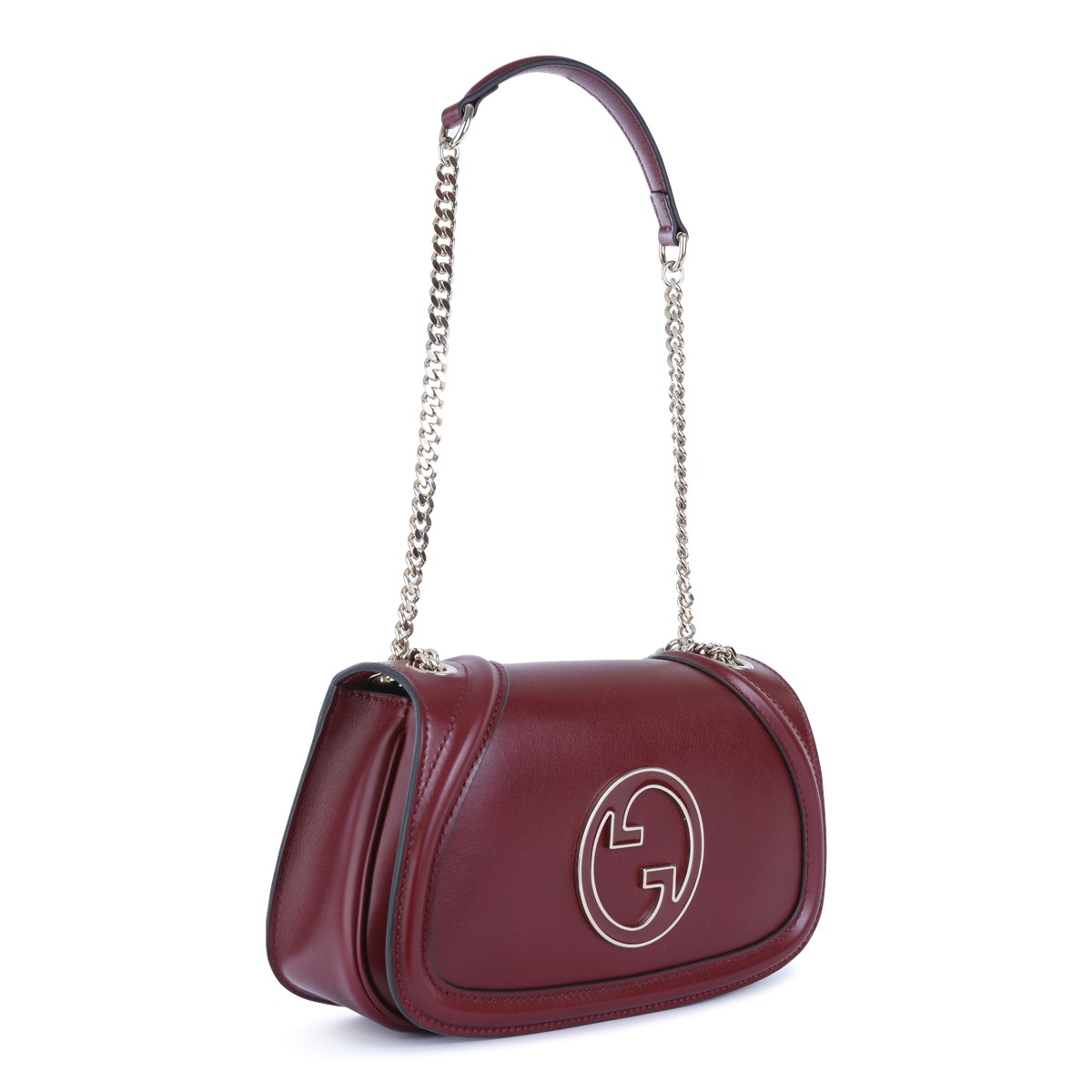 ショルダーバッグ・ポシェット GUCCI DARK RED LEATHER MEDIUM BLONDIE SHOULDER BAG 815715_AAEEX_6207_010_063_0000