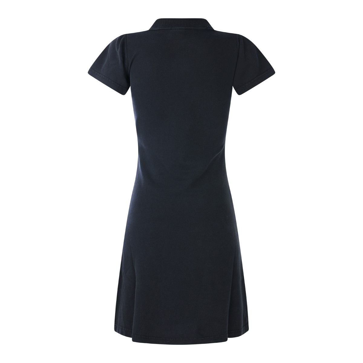 BLACK COTTON MINI DRESS