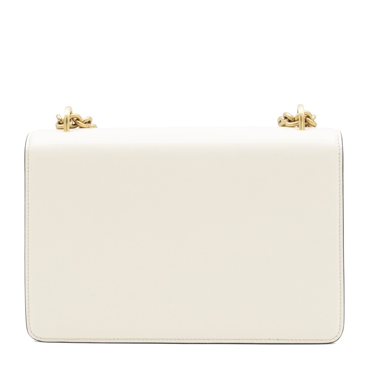 WHITE LEATHER VAIN SHOULDER BAG WHITE LEATHER VAIN SHOULDER BAG