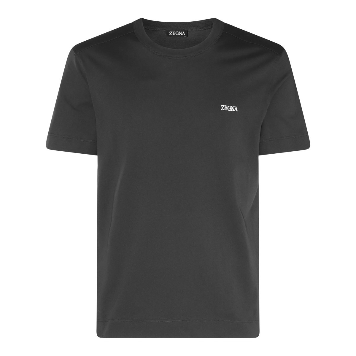 BLACK COTTON T-SHIRT