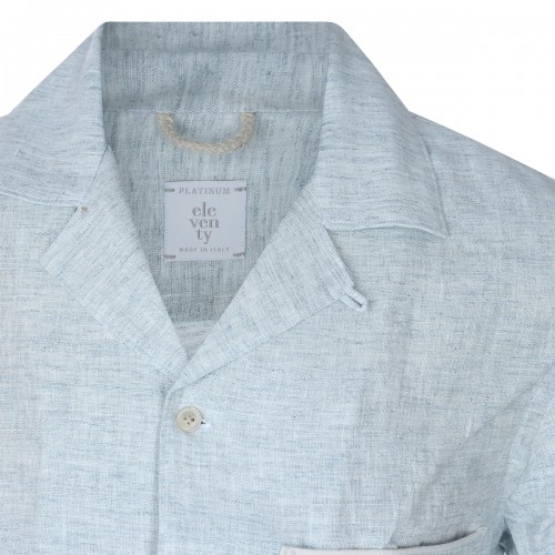 LIGHT BLUE LINEN SHIRT
