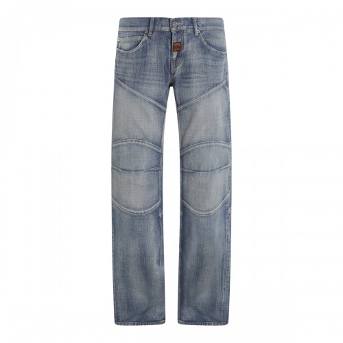 LIGHT BLUE COTTON JEANS