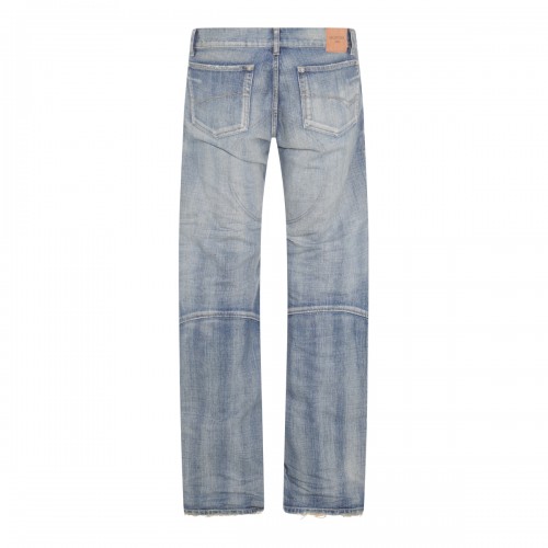 LIGHT BLUE COTTON JEANS