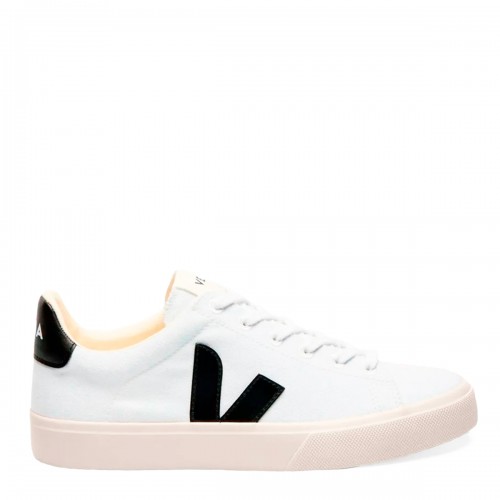 WHITE AND BLACK CAMPO SNEAKERS