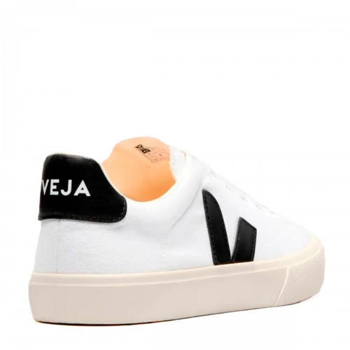 WHITE AND BLACK CAMPO SNEAKERS