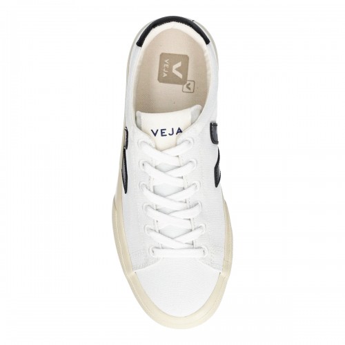 WHITE AND BLACK CAMPO SNEAKERS