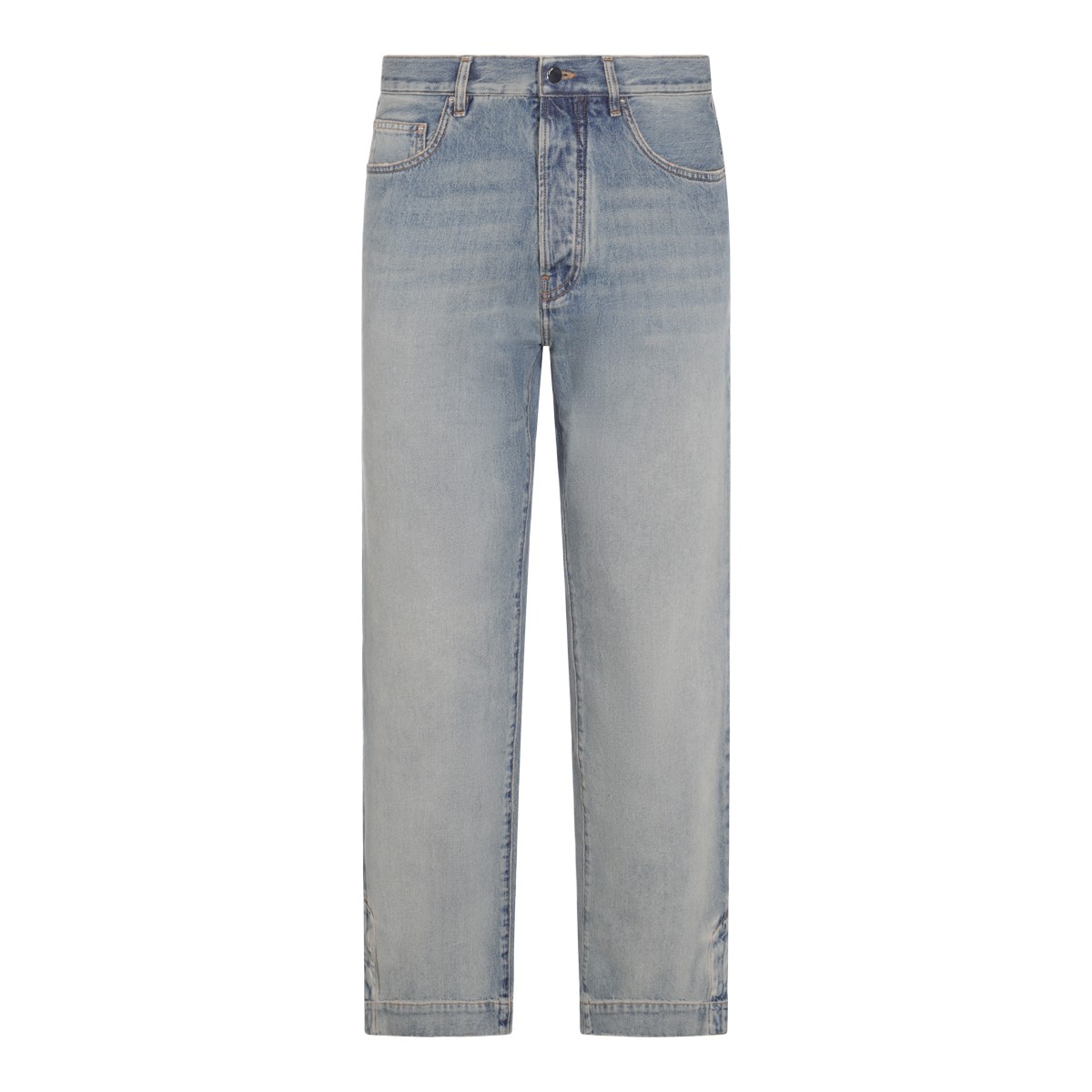 LIGHT BLUE COTTON JEANS