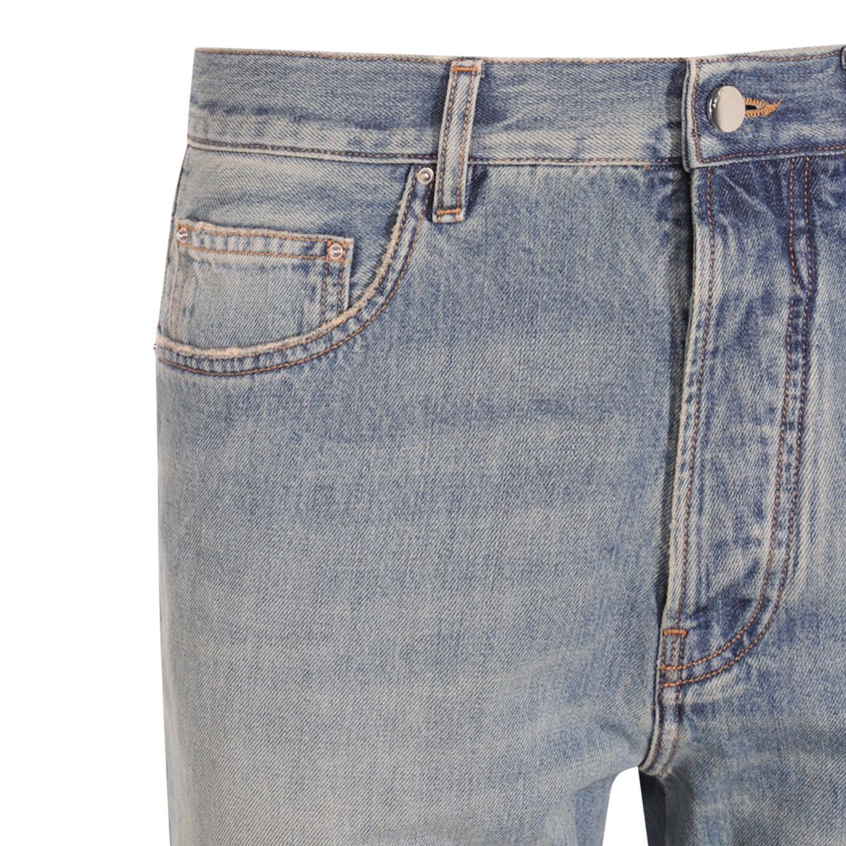 LIGHT BLUE COTTON JEANS