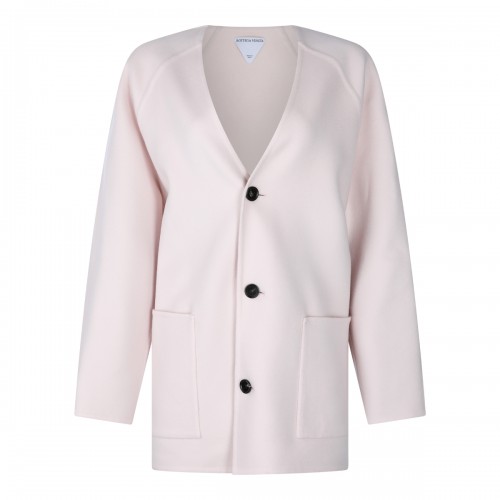 LIGHT PINK WOOL COAT