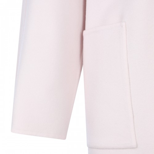 LIGHT PINK WOOL COAT