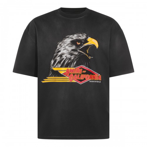 BLACK COTTON T-SHIRT