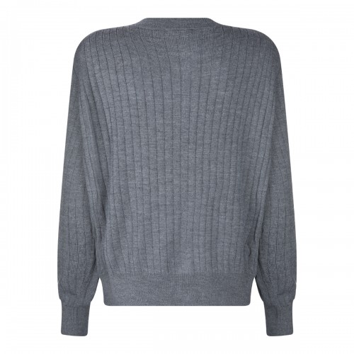 GREY WOOL KNITWEAR 2