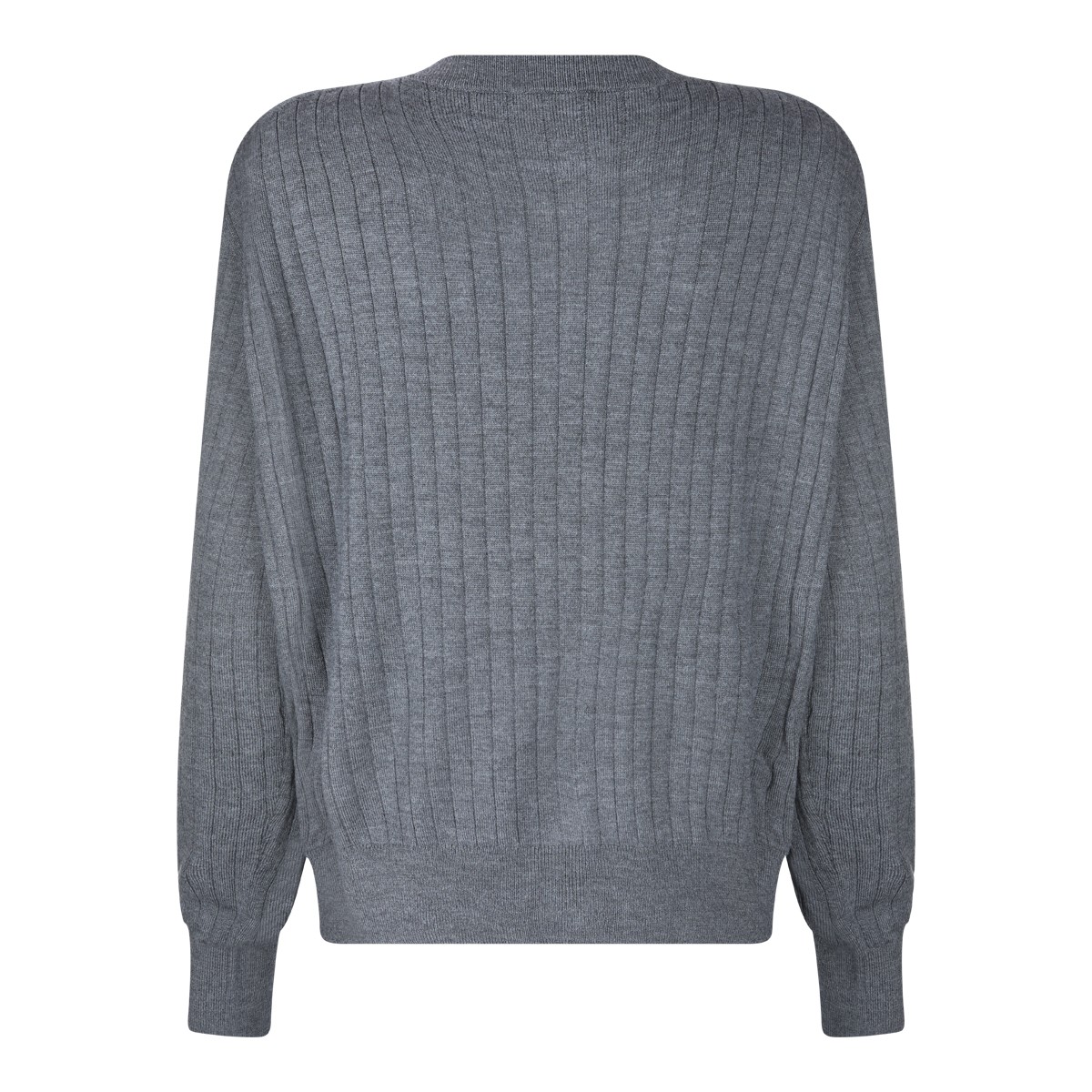 GREY WOOL KNITWEAR