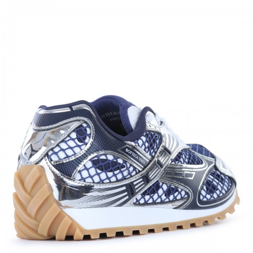 BLUE AND SILVER ORBIT SNEAKERS