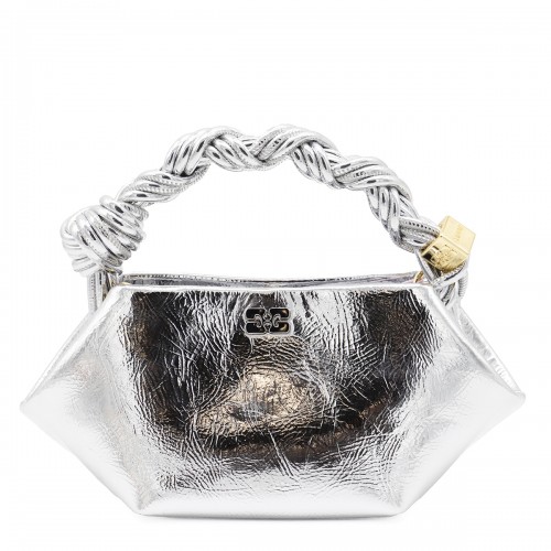 SILVER LEATHER BOU MINI...