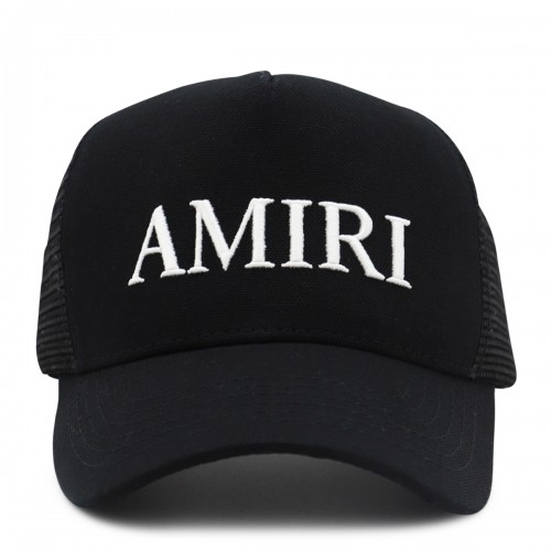 BLACK AND WHITE COTTON HAT