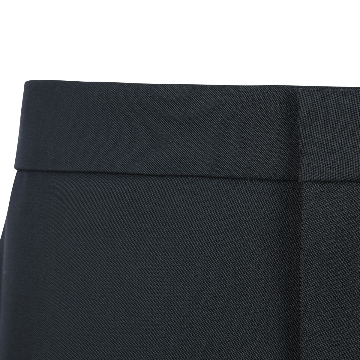 BLACK WOOL SKIRT