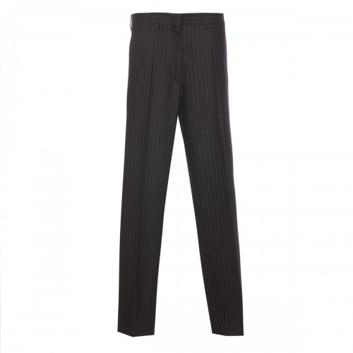 BLACK WOOL PANT