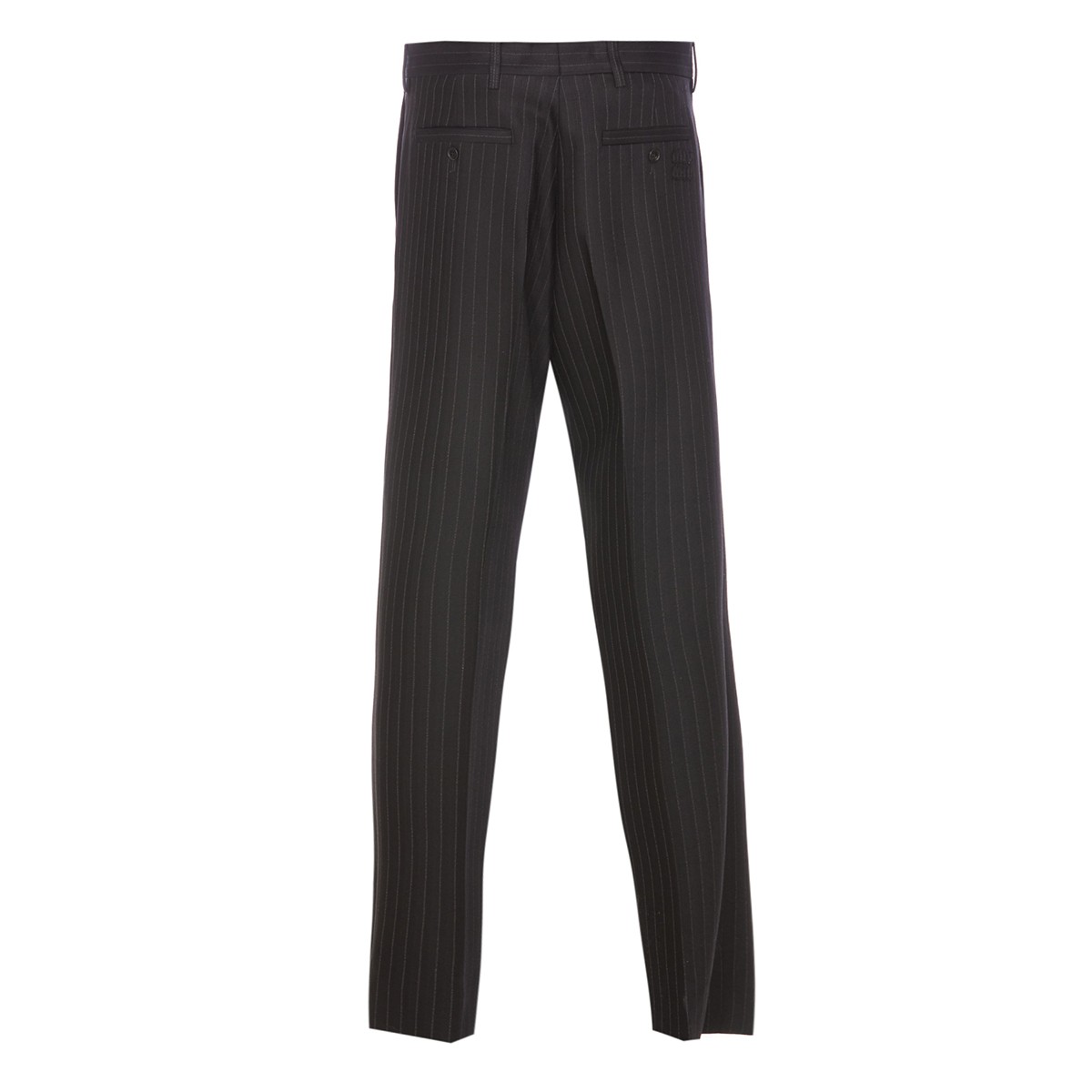 BLACK WOOL PANT