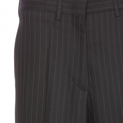 BLACK WOOL PANT
