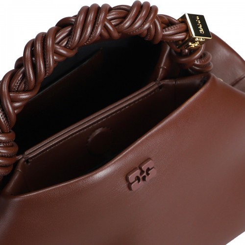 BROWN LEATHER BOU SMALL SHOULDER BAG