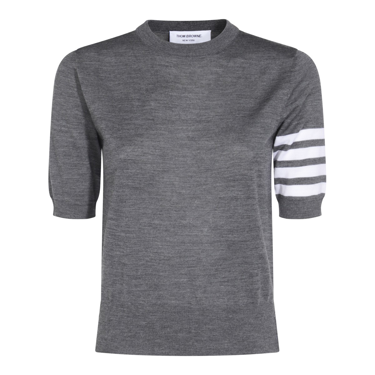 GREY WOOL KNITWEAR