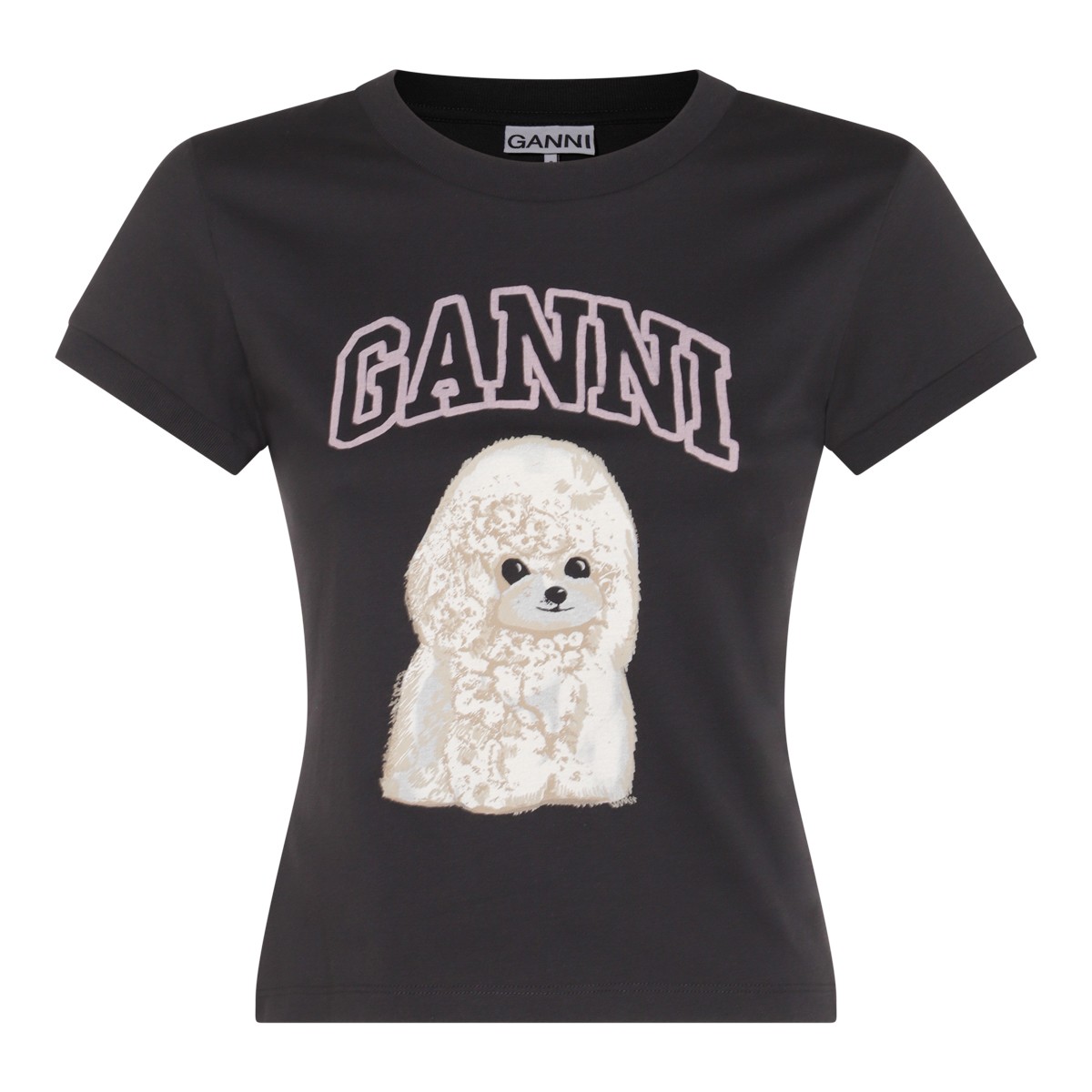 BLACK COTTON T-SHIRT