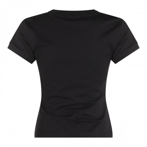 BLACK COTTON T-SHIRT