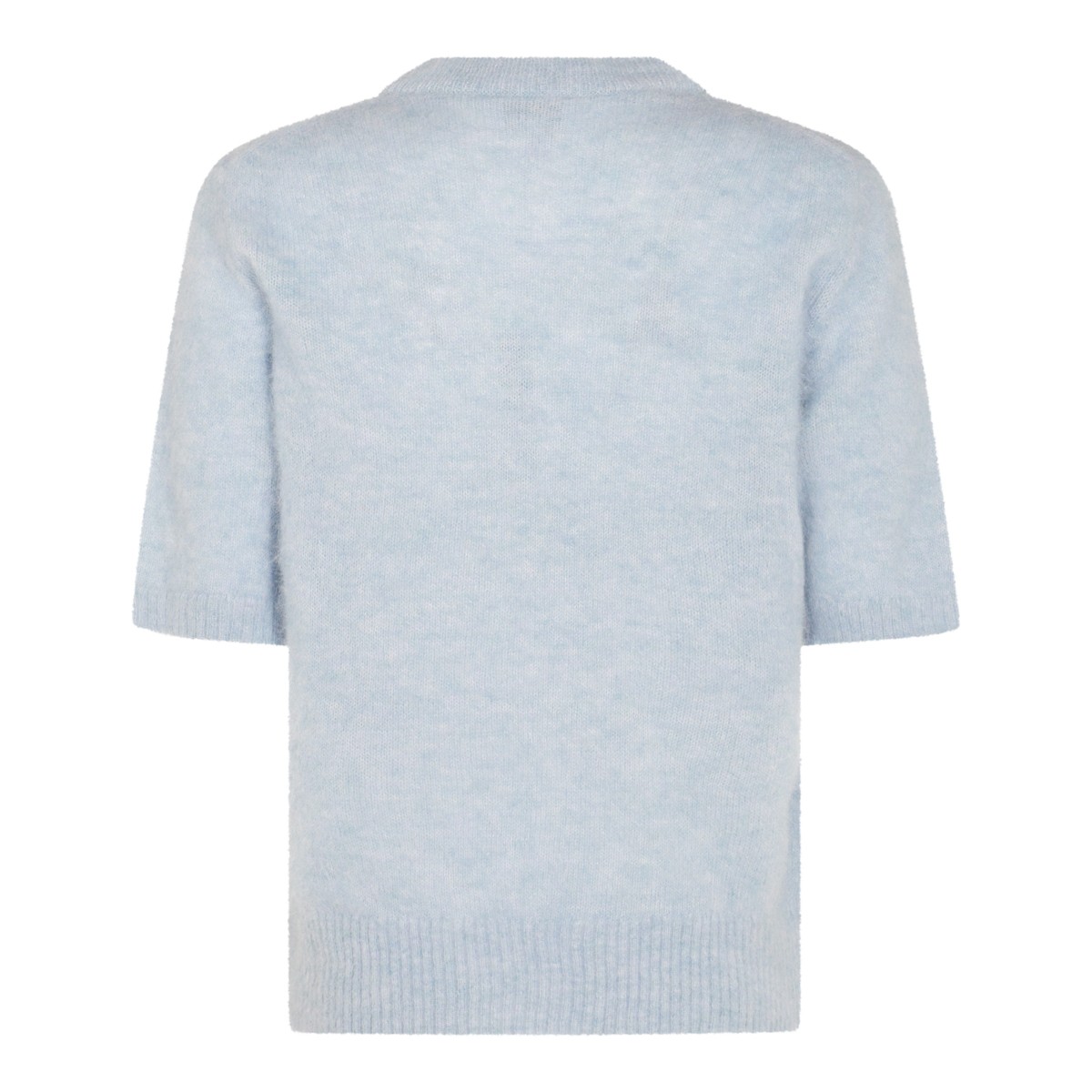 LIGHT BLUE WOOL KNITWEAR