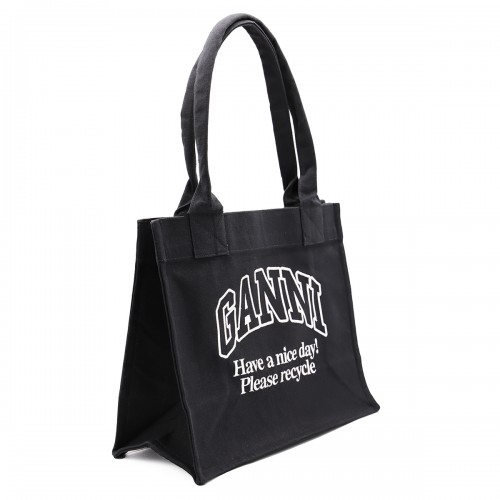 BLACK COTTON TOTES 2