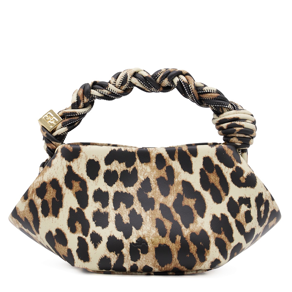 LEOPARD LEATHER BOU MINI SHOULDER BAG