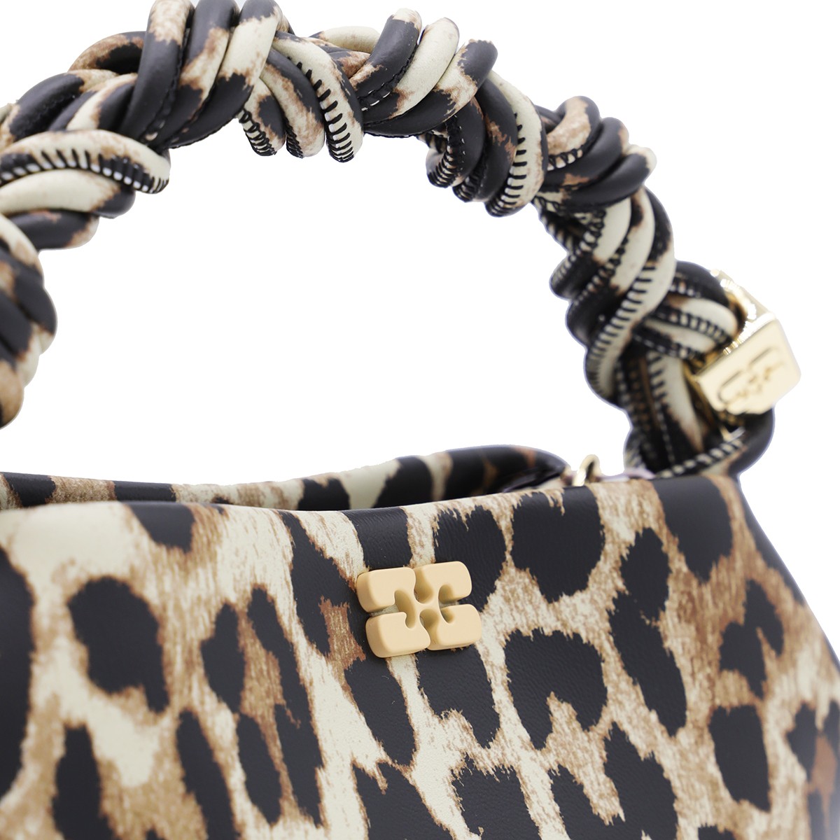 LEOPARD LEATHER BOU MINI SHOULDER BAG