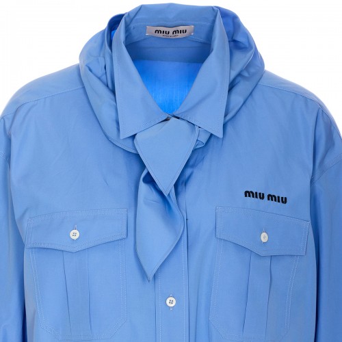 BLUE COTTON SHIRT
