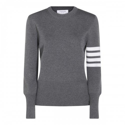 GREY WOOL KNITWEAR