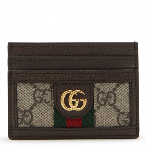 BROWN OPHIDIA CARD HOLDER