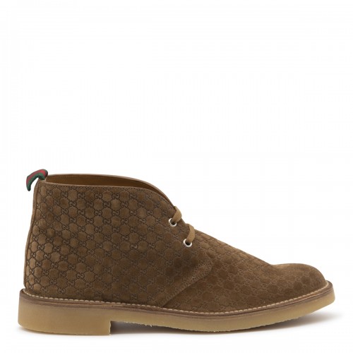 BROWN LEATHER BOOTS