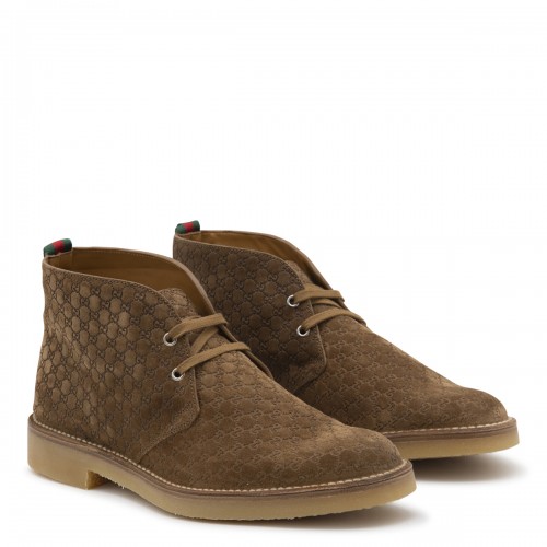 BROWN LEATHER BOOTS