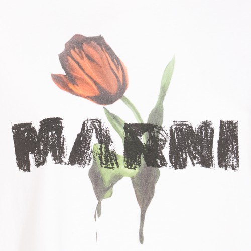 WHITE COTTON T-SHIRT