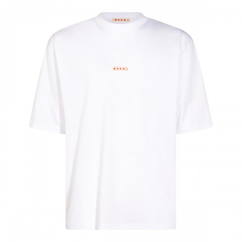 WHITE COTTON T-SHIRT