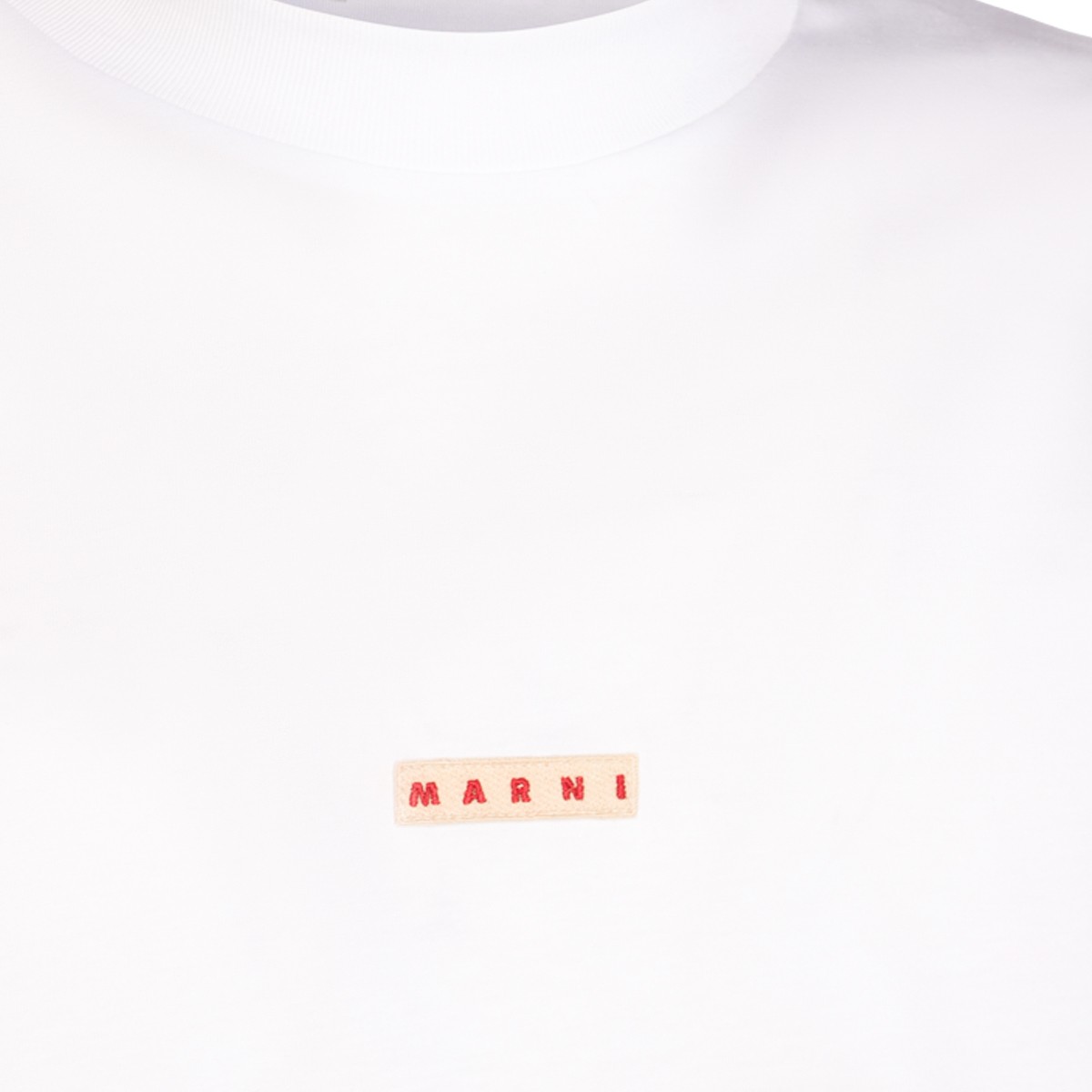 WHITE COTTON T-SHIRT
